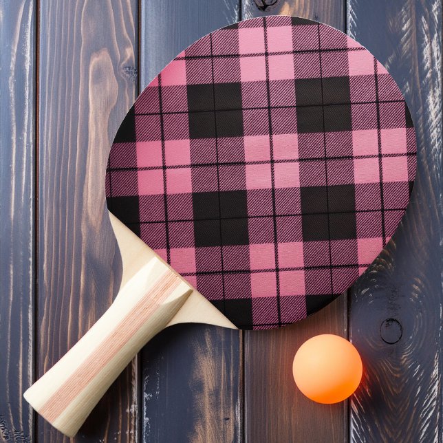 Cotton Candy Plaid Ping Pong Paddle (Creator Uploaded)