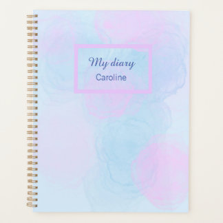 Cotton candy planner spiral with hard cover