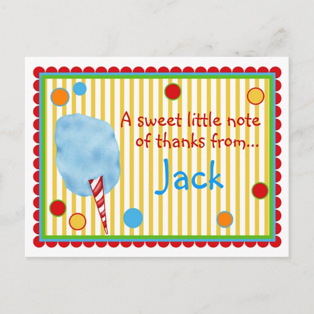 Cotton Candy Post card (Front)