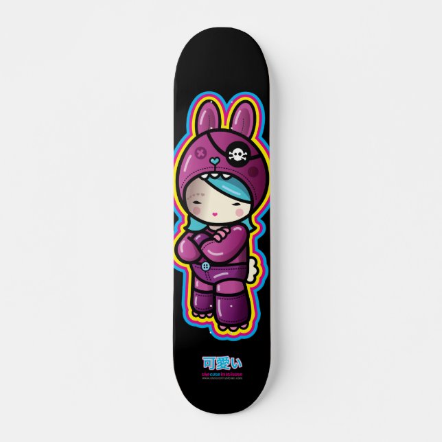 cotton candy skateboard (Front)