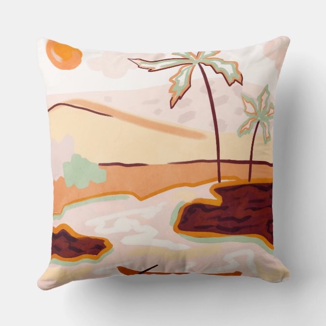 Cotton Candy Skies Cushion (Back)