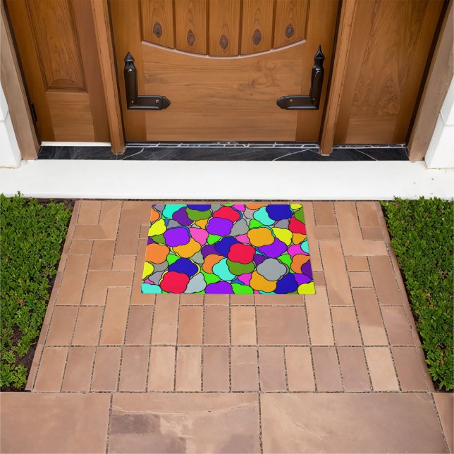 Cotton Candy Skies, Water Bottle Doormat (Outdoor)