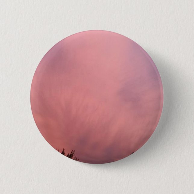 Cotton Candy Sky 6 Cm Round Badge (Front)