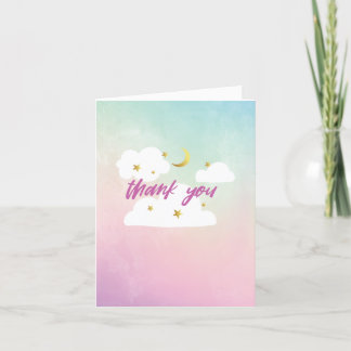 Cotton Candy Sky Thank You Cards