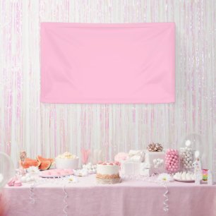 Cotton Candy Solid Color Banner