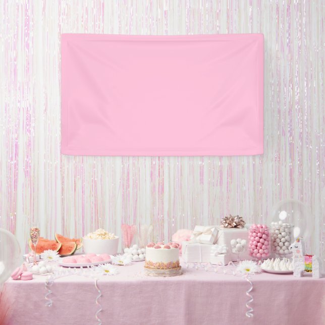 Cotton Candy Solid Colour Banner (Party)