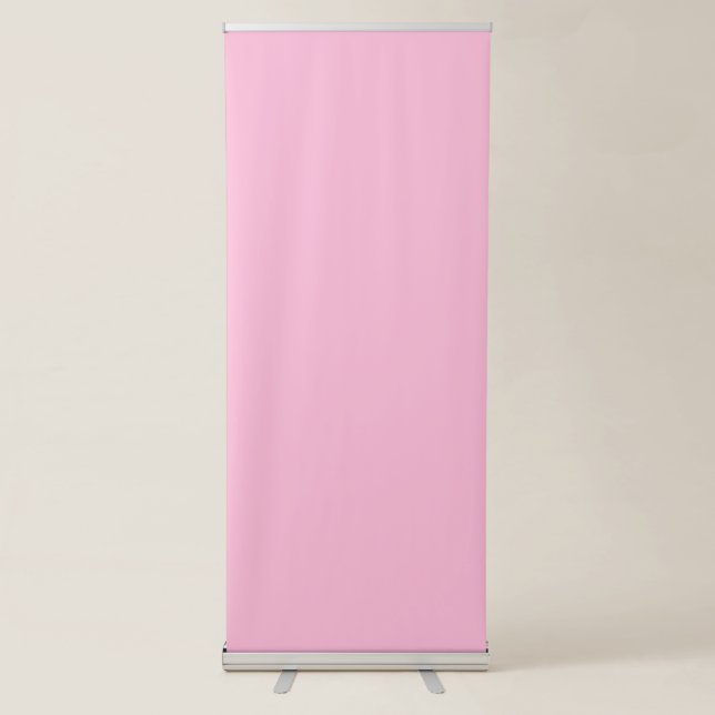 Cotton Candy Solid Colour Retractable Banner (Front)