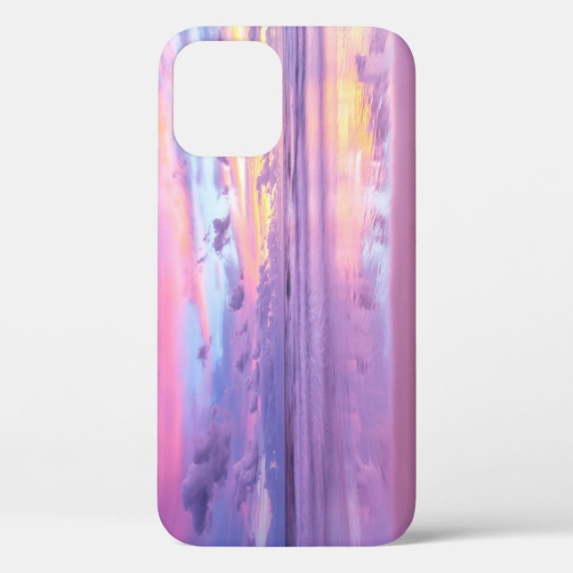 Cotton candy sunrise: beach view. Case-Mate iPhone case (Back)