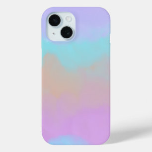 Cotton Candy Swirl Digital Print  iPhone 15 Case