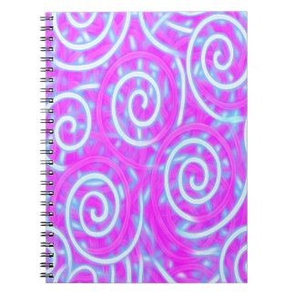 Cotton Candy Swirl Notebook – Pastel Aesthetic 