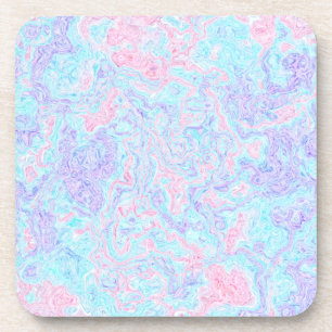 Cotton Candy Swirls Coaster