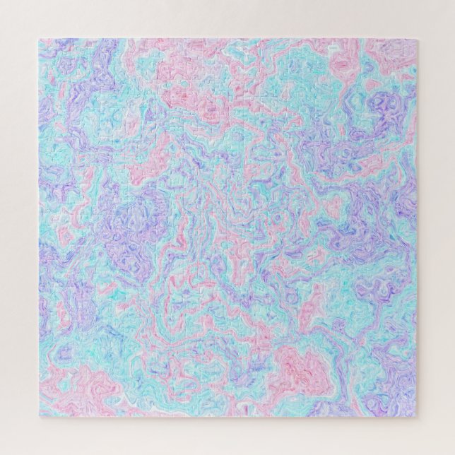 Cotton Candy Swirls Jigsaw Puzzle (Vertical)