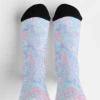 Cotton Candy Swirls Socks