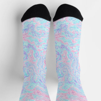 Cotton Candy Swirls Socks