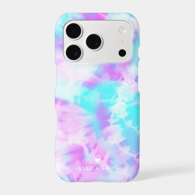 Cotton Candy Tie Dye Pattern Case-Mate iPhone Case (Back)
