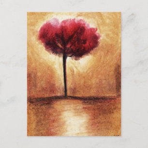 Cotton Candy Tree (Red) Postcards
