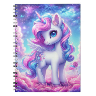 Cotton Candy Unicorn Journal Notebook