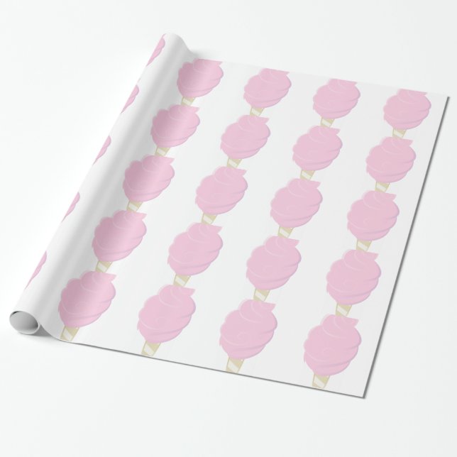 Cotton Candy Wrapping Paper (Unrolled)