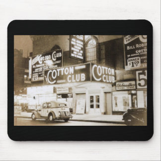 Cotton Club, New York City Vintage Mouse Mat