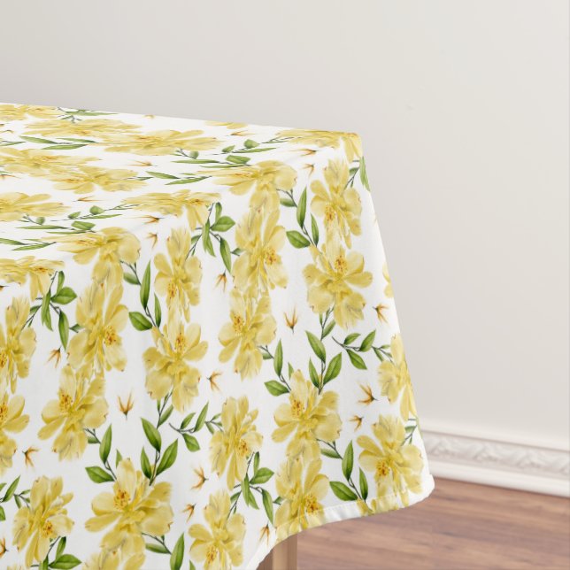 Cotton  Floral Tablecloth (In Situ)