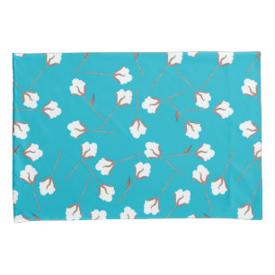 Cotton Flowers Custom Pillow Cases