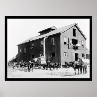 Cotton Gin in Dahomey, MS 1898 Poster