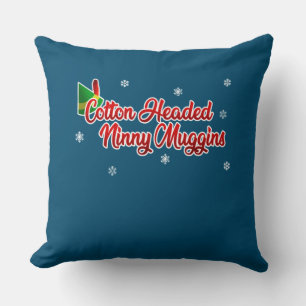 Cotton Headed Ninny Muggins Funny Elf Christmas Cushion