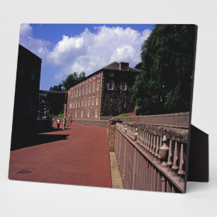 Cotton Mill at New Lanark Postcard Poster Plaque