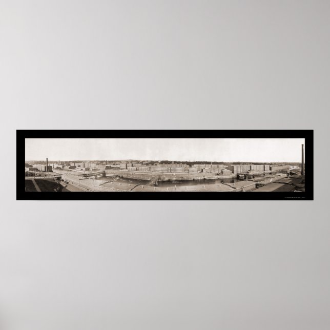 Cotton Mill Manchester Photo 1903 Poster (Front)