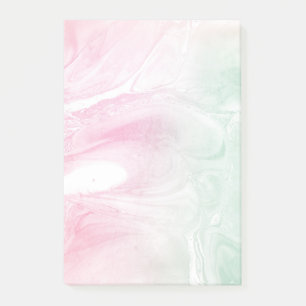Cotton Pink Girly Mint Ombre Post-it Notes