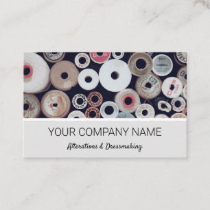 Cotton Reels Sewing Business Card