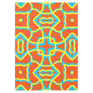 Cotton Tablecloth, A multicolor fabric pattern Tablecloth