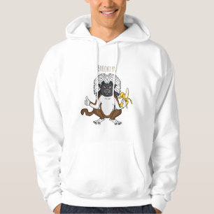 Cotton Top Tamarin monkey cartoon illustration