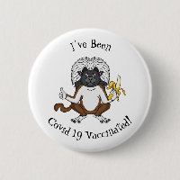 Cotton Top Tamarin monkey cartoon illustration