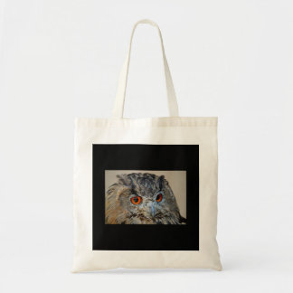 COTTON TOTE BAG WITH OWL