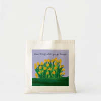 Cotton Tote in Original Floral Design