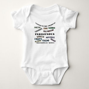 COTTON--UNISEX NEWBORN to24MONTHS/ NATIVE AMERICAN Baby Bodysuit