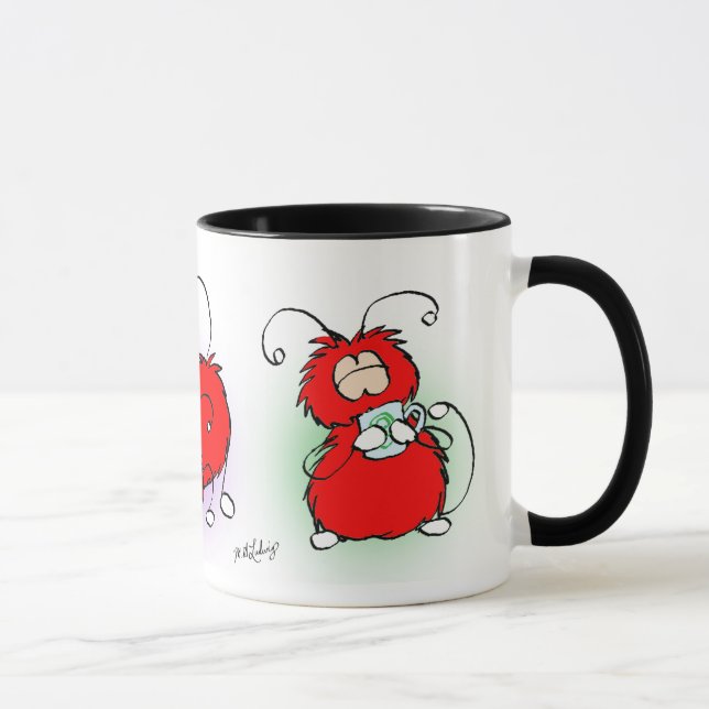 Cottonballs Ringer Mug (Right)