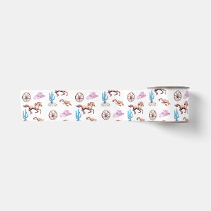Cottoncandy Western Theme Cowgirl Party Art Satin Ribbon