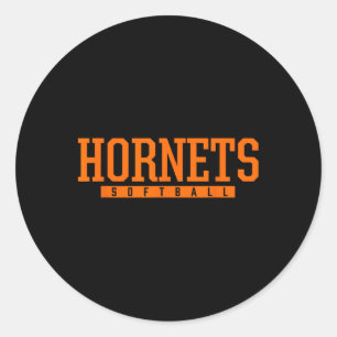 Cottondale Hornets Softll Hs  Classic Round Sticker