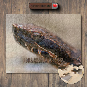 Cottonmouth Closeup Jigsaw Puzzle