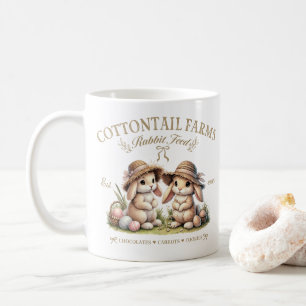 Cottontail Farms Vintage Easter Bunnies Coffee Mug