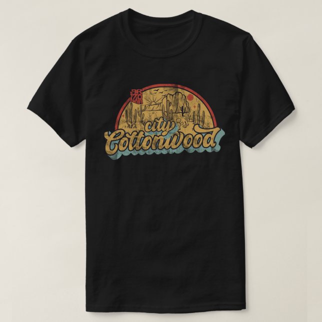 Cottonwood city, Arizona T-Shirt (Design Front)