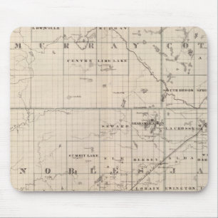 Cottonwood, Murray, Pipestone County, Minnesota Mouse Mat