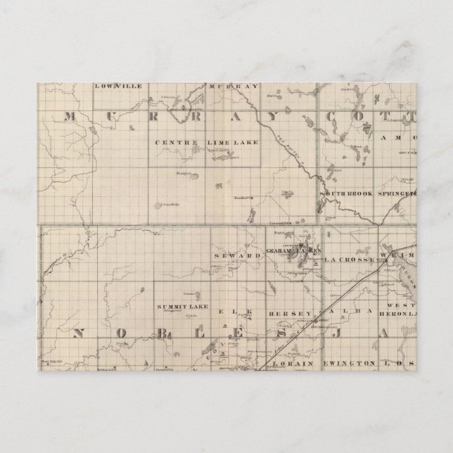 Cottonwood, Murray, Pipestone County, Minnesota Postcard (Front)