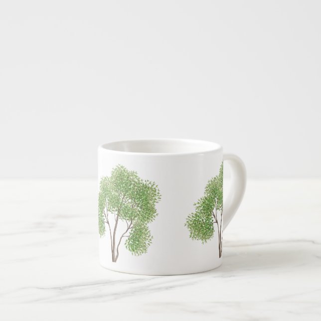 Cottonwood Tree Espresso Cup (Front Right)