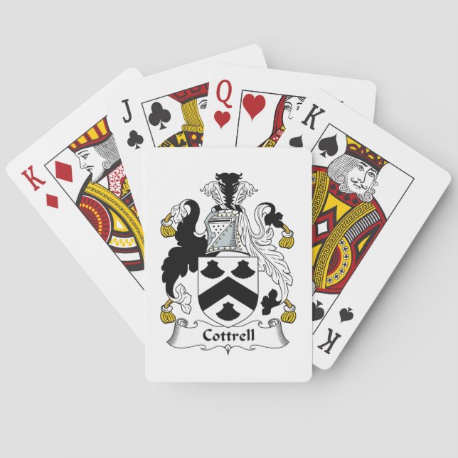 Cottrell Family Crest Playing Cards (Back)