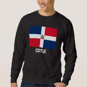 Cotuí Dominican Republic Flag Emblem Escudo Crest  Sweatshirt