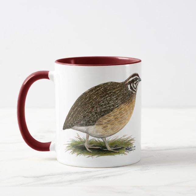 Coturnix Pharaoh Quail Mug (Left)