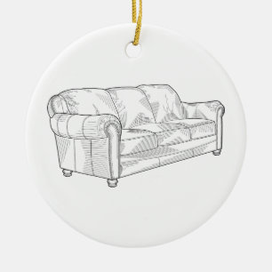 Couch Ceramic Tree Decoration